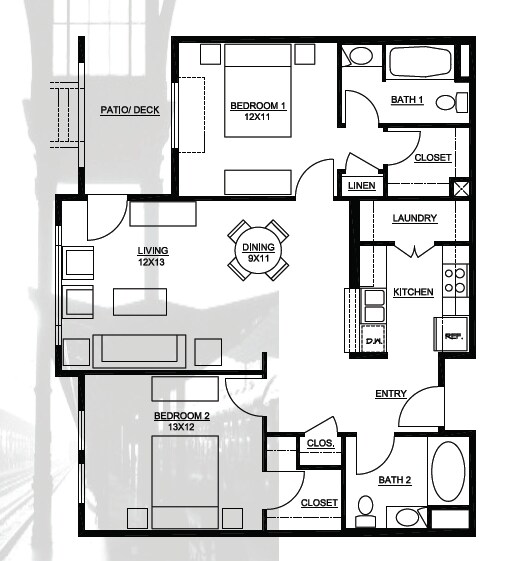 Empire Collection - 2 Month Free 14 MTH Contract floor plan